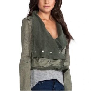 Free People Olive Green Jacket XS